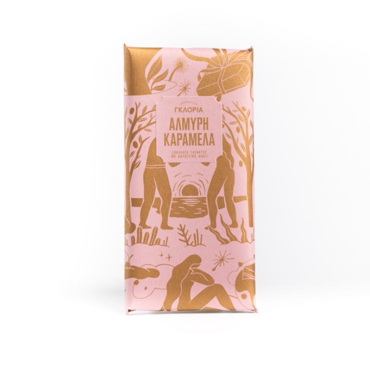 Salted caramel milk chocolate bar 85g